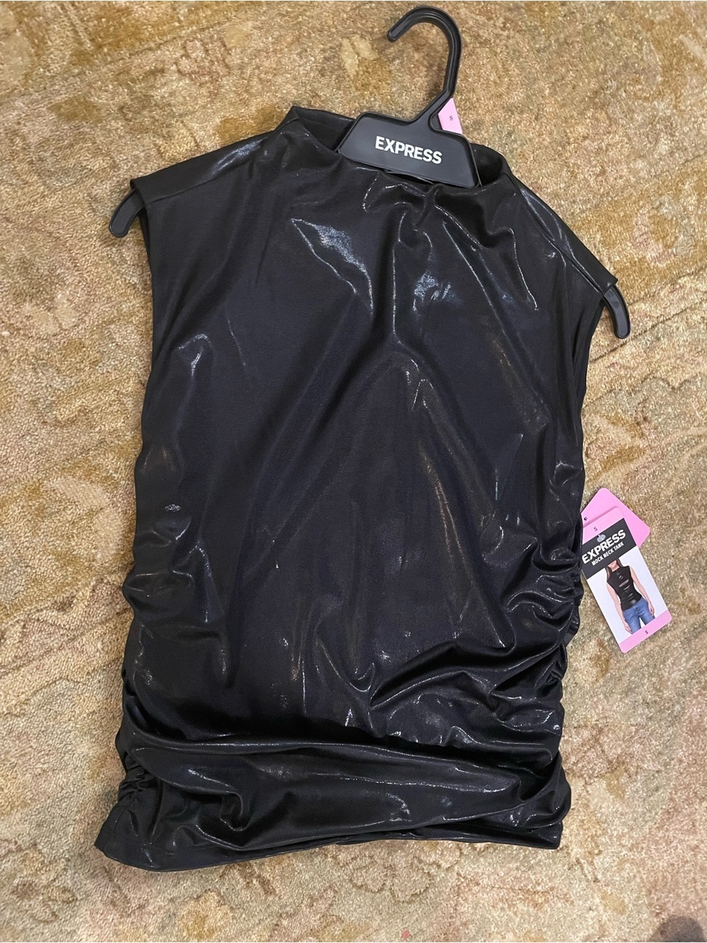 Express Black Shiny top with Glossy Finish